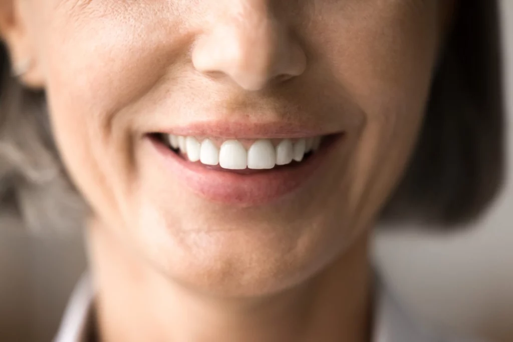 close up smile